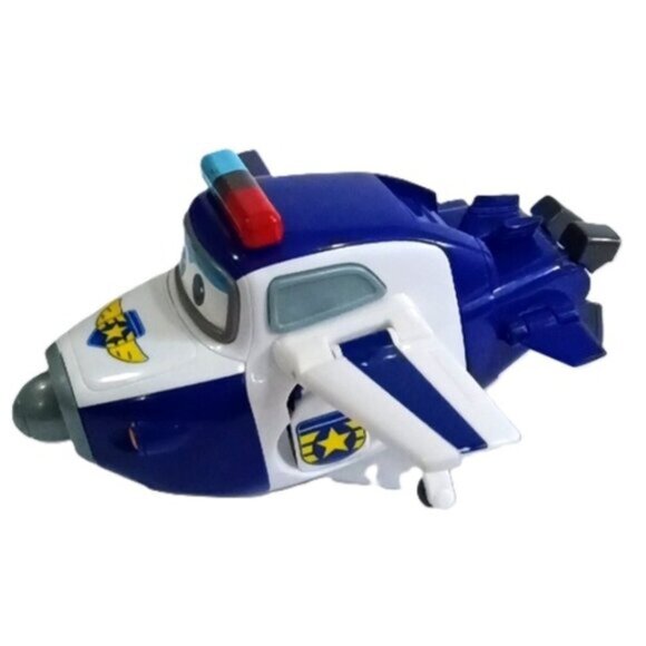 Super Wings 5" Transformer Paul Airplane Toy Plane Action Figure Robot by Auldey - Picture 1 of 7